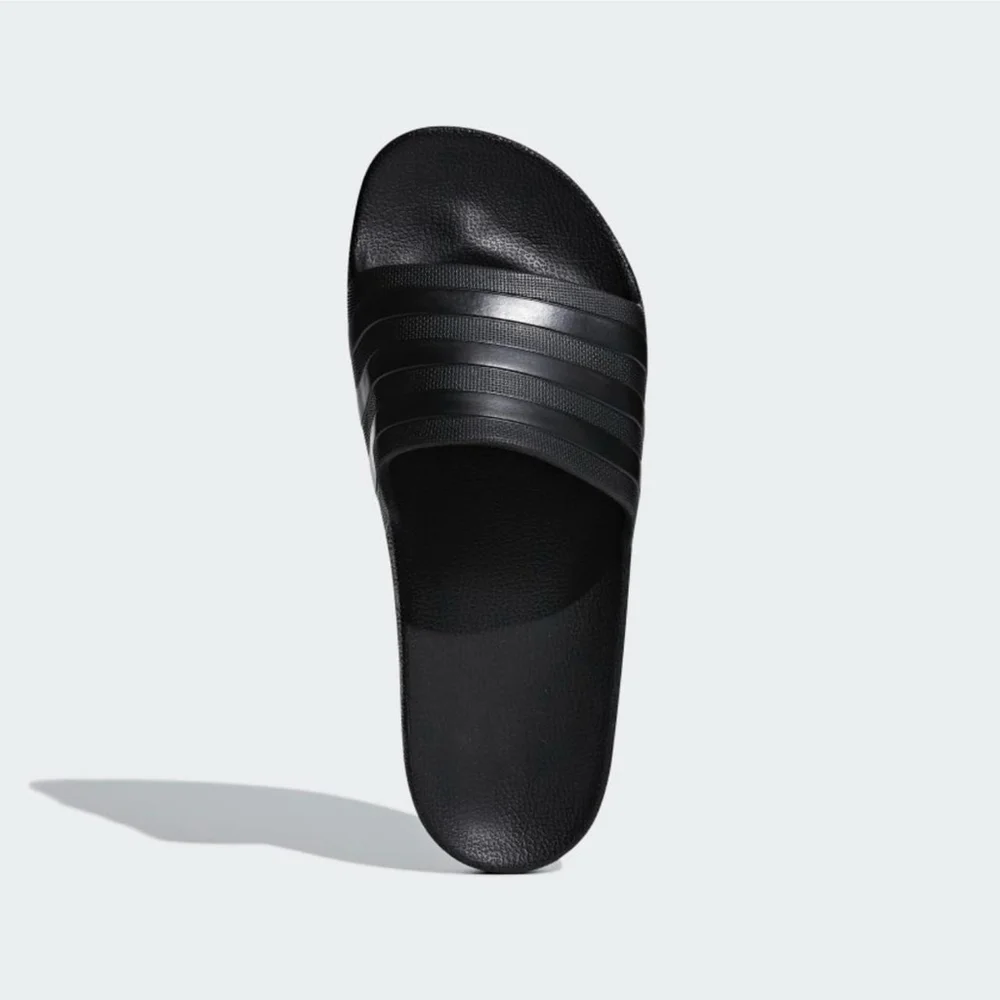 Black Adidas Adilette Aqua Slide Sandals Men’s 9